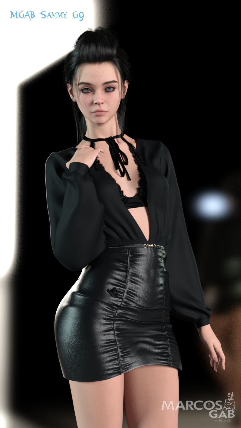 MGAB Sammy for Genesis 9 3D model_24
