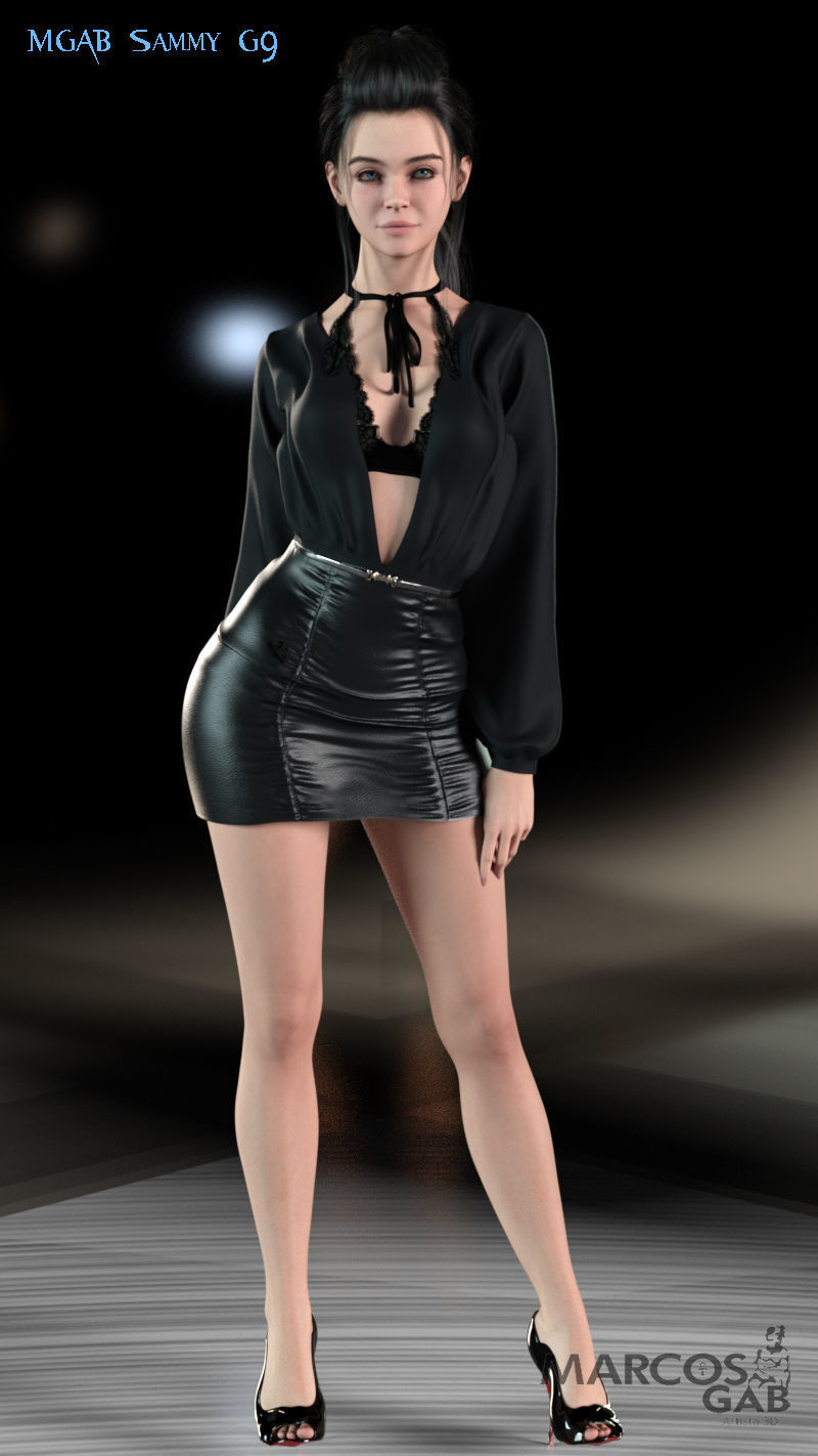 MGAB Sammy for Genesis 9 3D model_11