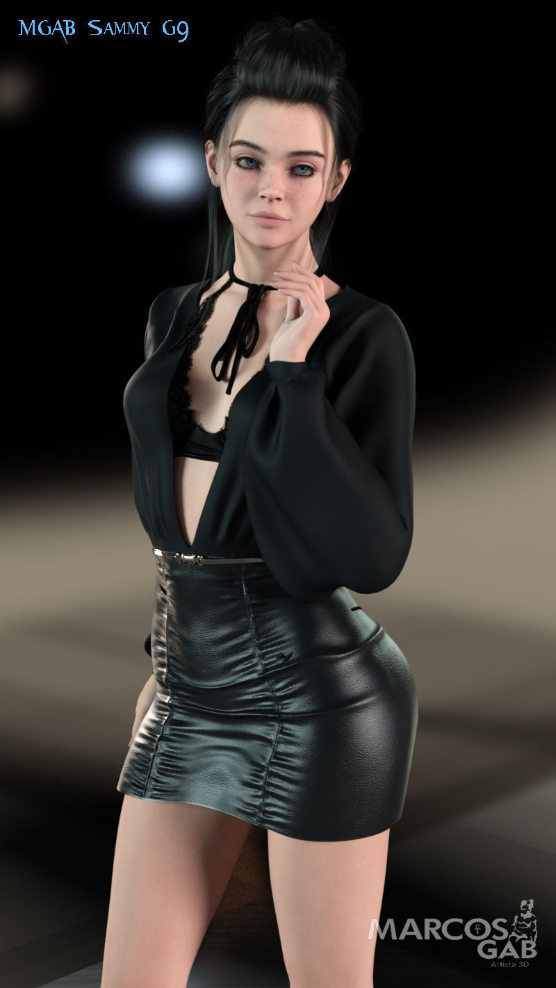 MGAB Sammy for Genesis 9 3D model_19