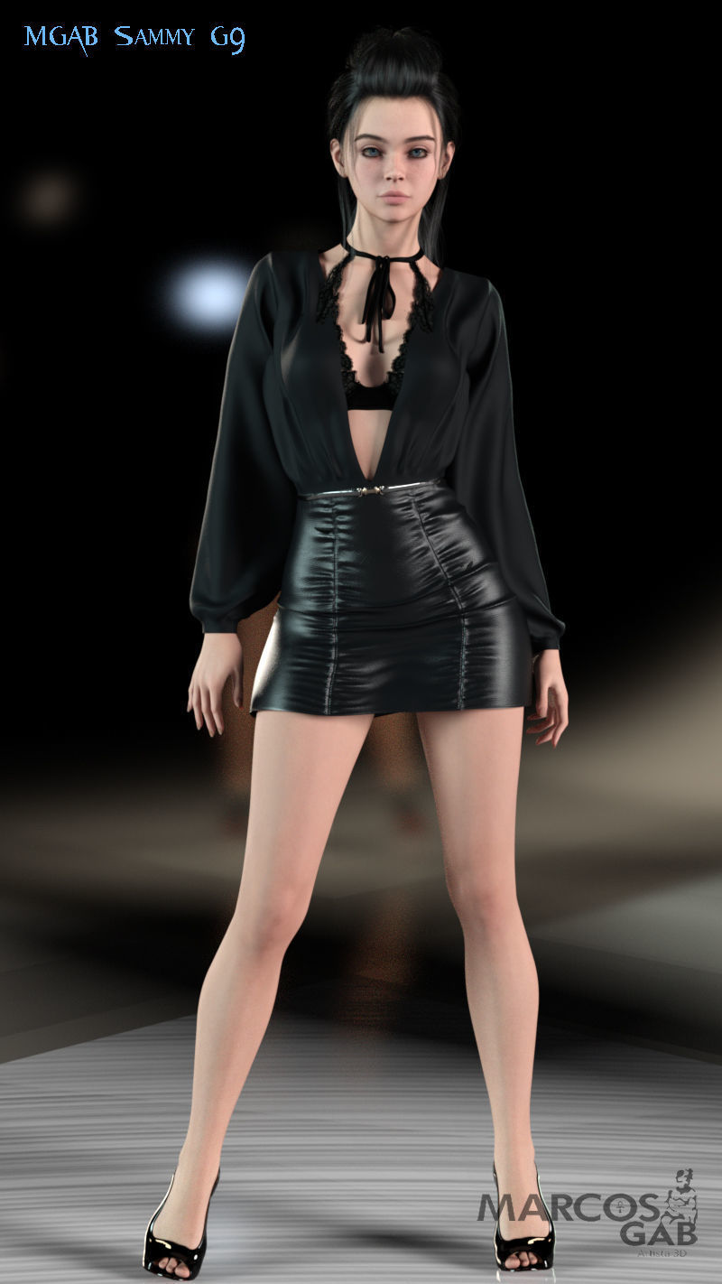 MGAB Sammy for Genesis 9 3D model_17