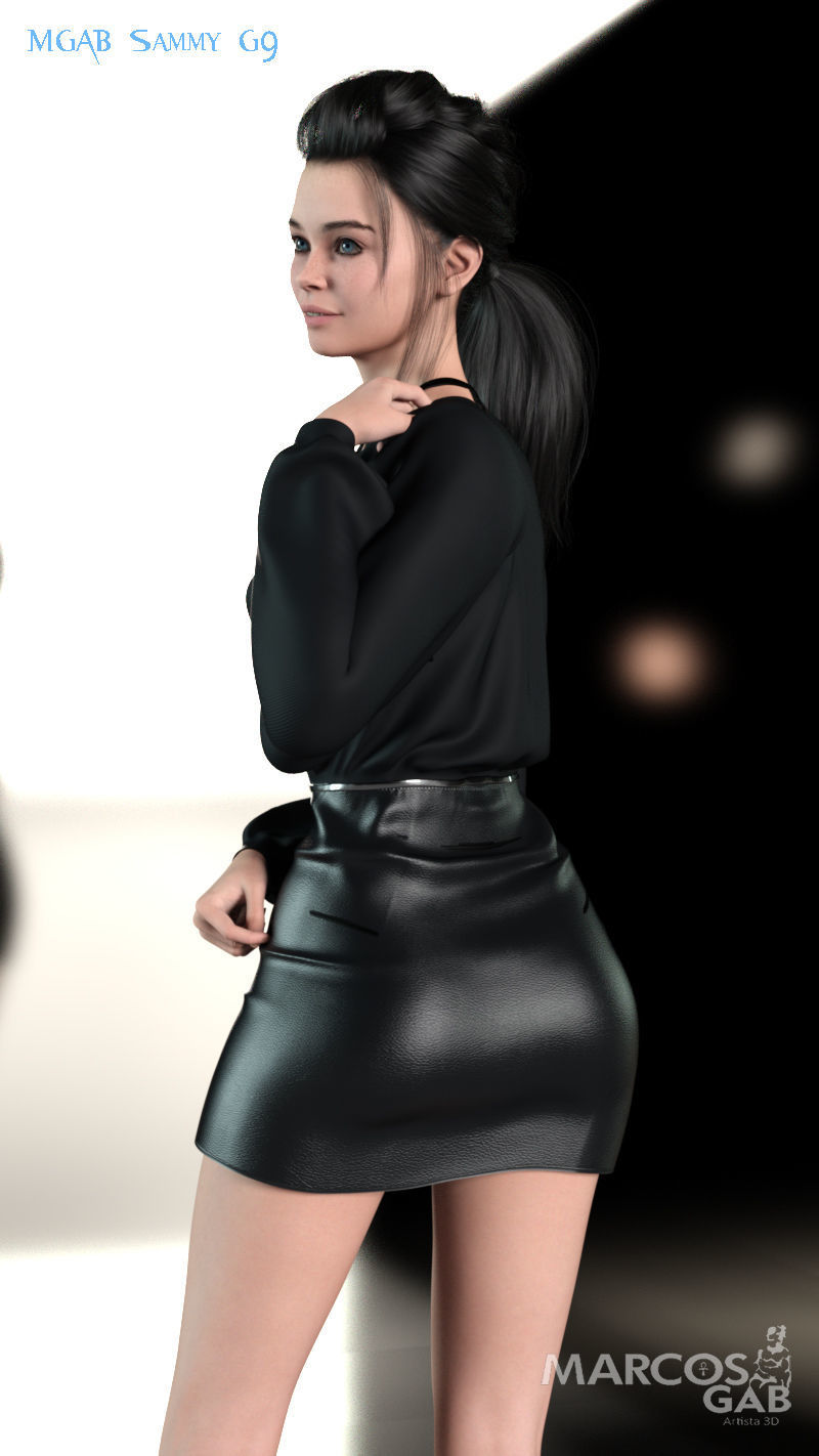 MGAB Sammy for Genesis 9 3D model_3