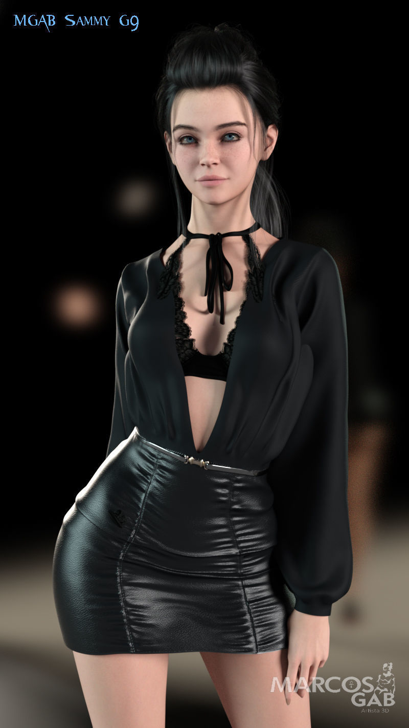 MGAB Sammy for Genesis 9 3D model_13