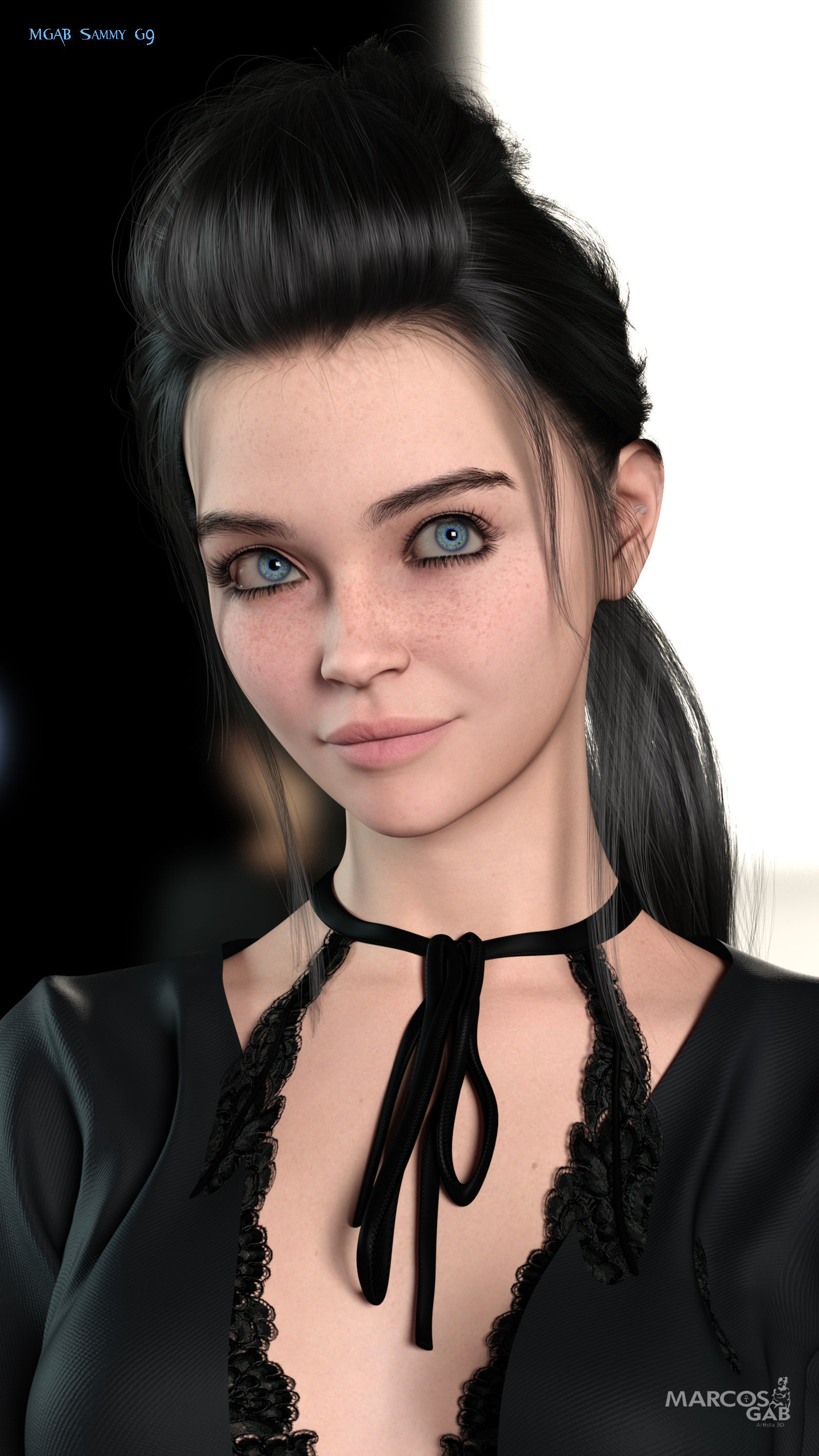 MGAB Sammy for Genesis 9 3D model_1