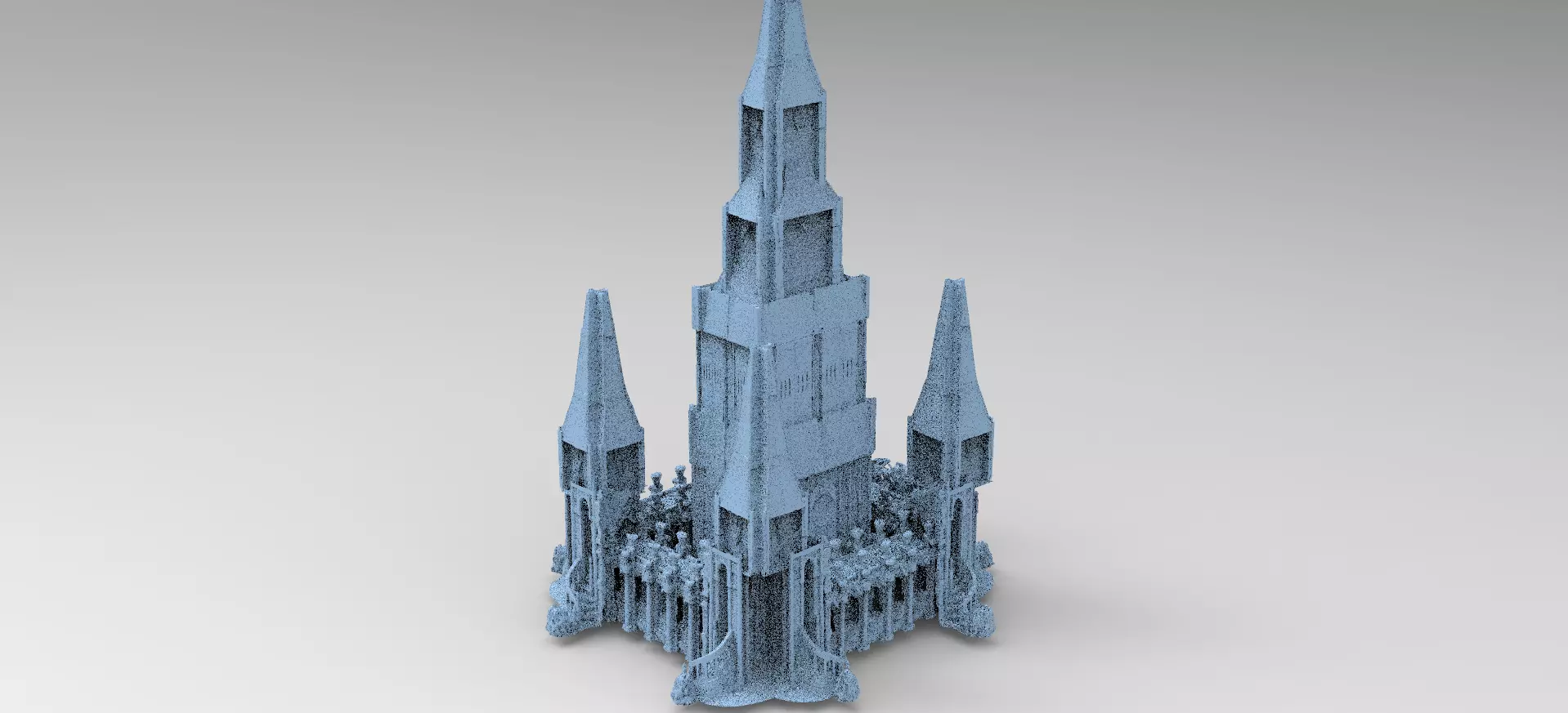 Third age Fort architecture 3 3D model_0