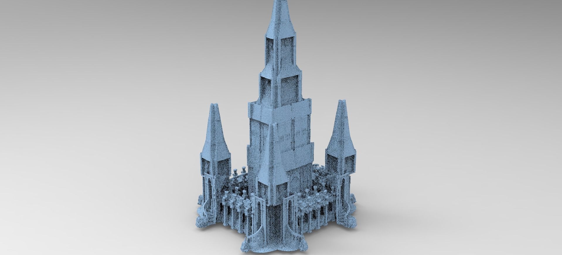 Third age Fort architecture 3 3D model_1