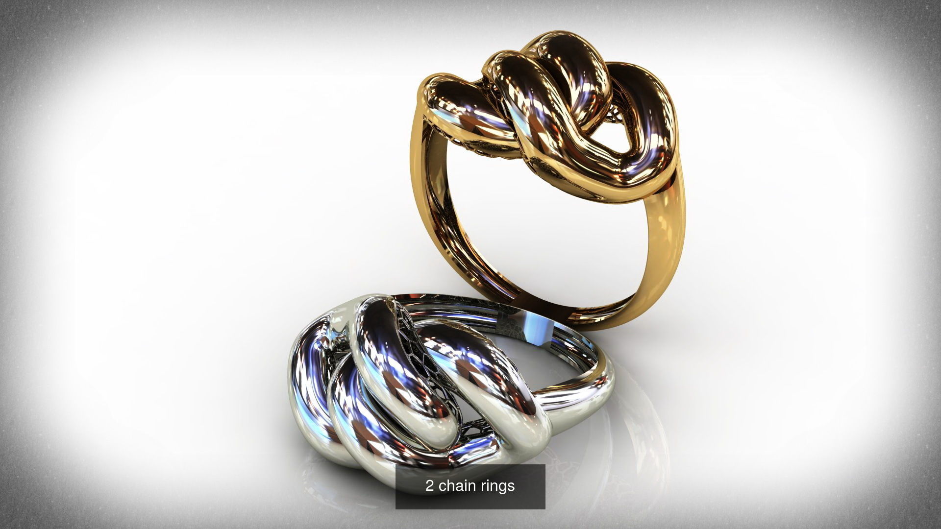 88 models of necklaces bracelets earrings pendants fusion rings  3D Model Collection_42