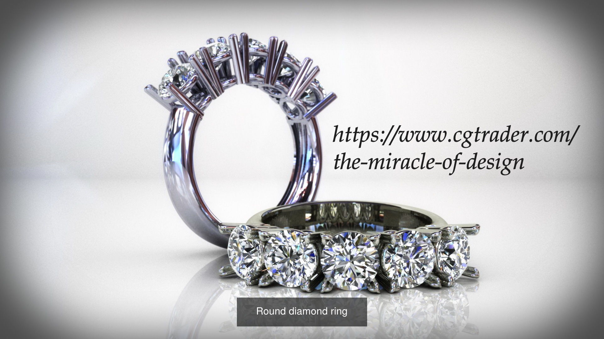 88 models of necklaces bracelets earrings pendants fusion rings  3D Model Collection_82