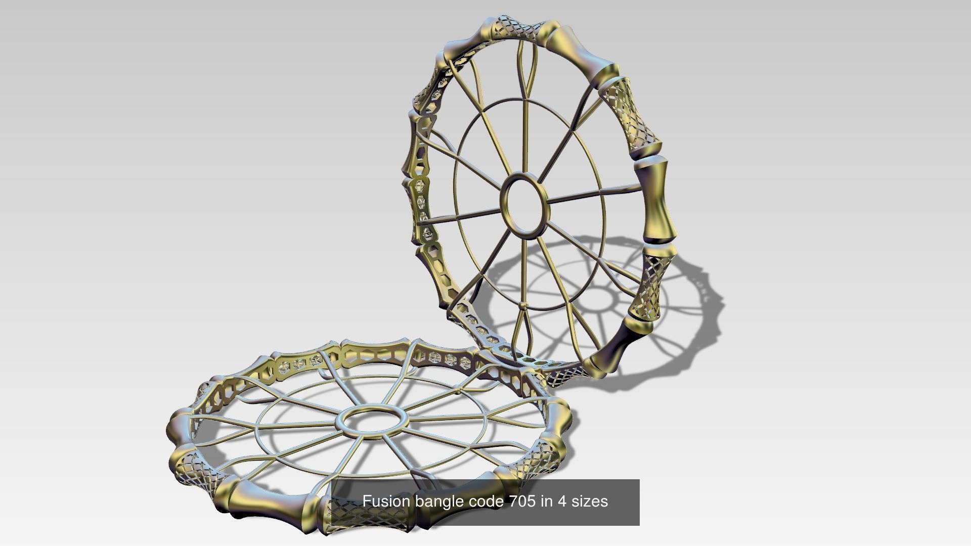 88 models of necklaces bracelets earrings pendants fusion rings  3D Model Collection_54