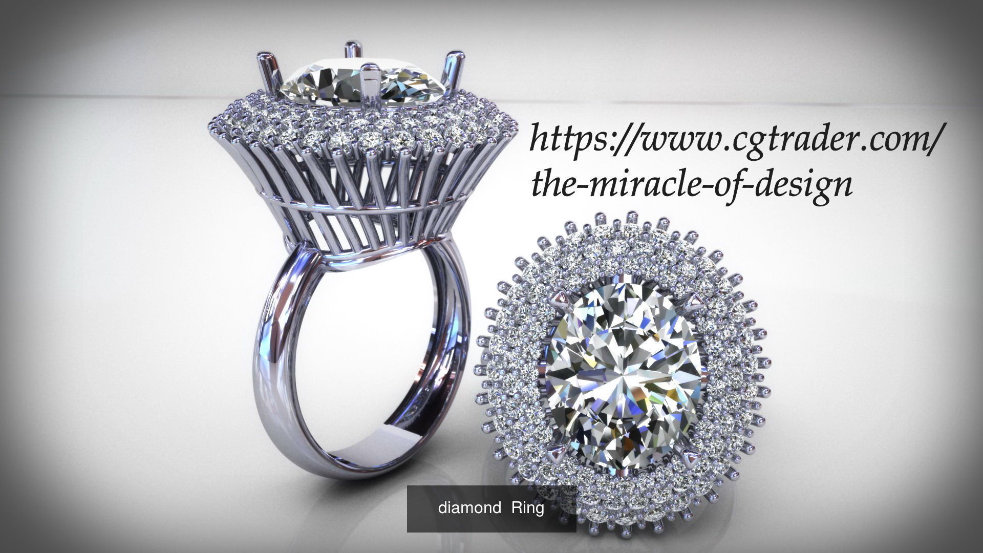 88 models of necklaces bracelets earrings pendants fusion rings  3D Model Collection_83