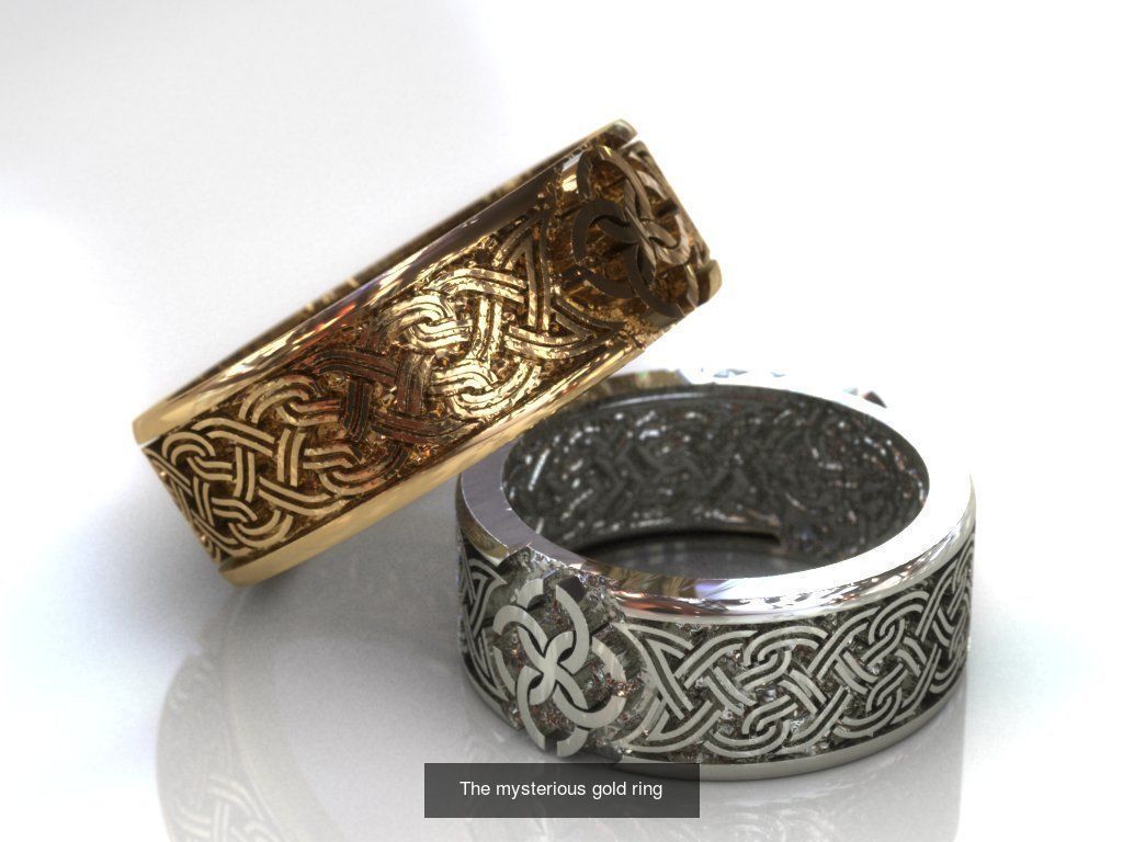 88 models of necklaces bracelets earrings pendants fusion rings  3D Model Collection_113