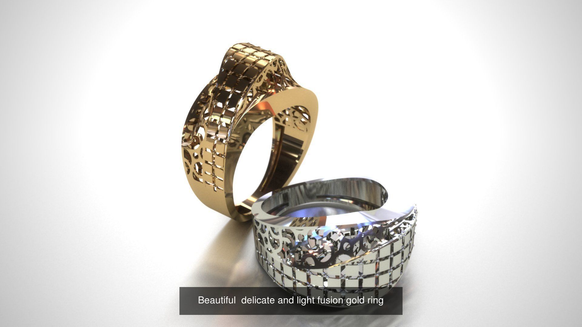 88 models of necklaces bracelets earrings pendants fusion rings  3D Model Collection_70