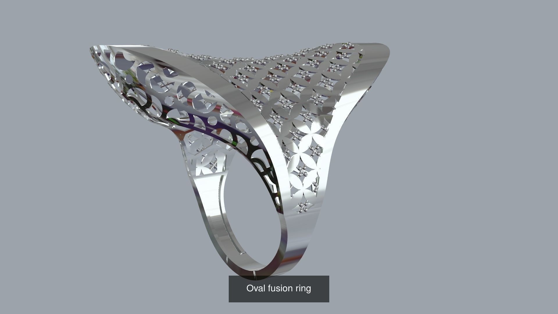 88 models of necklaces bracelets earrings pendants fusion rings  3D Model Collection_107