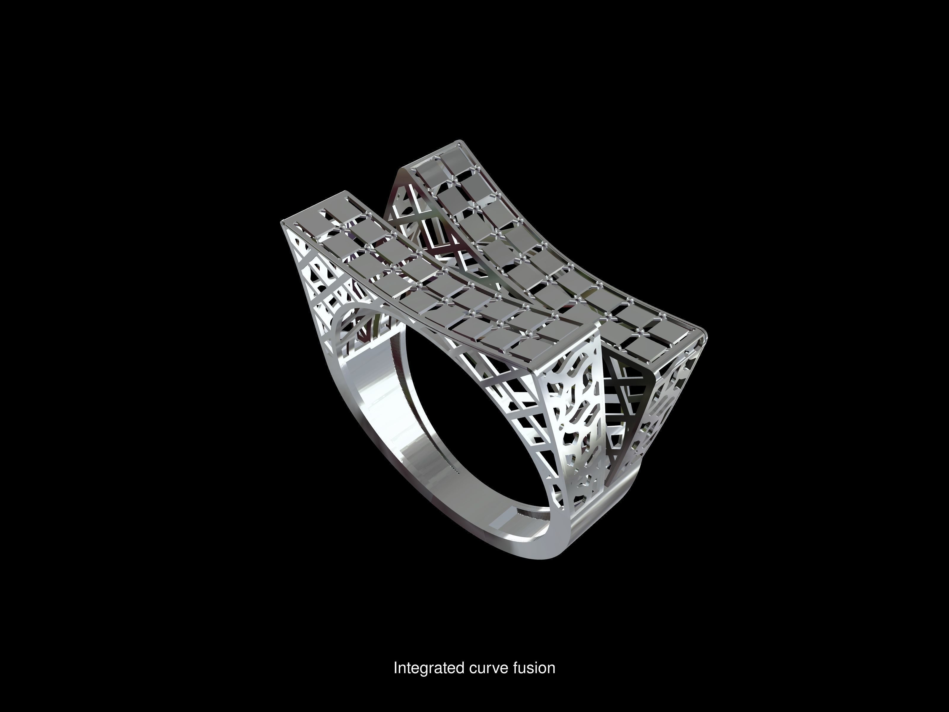 88 models of necklaces bracelets earrings pendants fusion rings  3D Model Collection_110