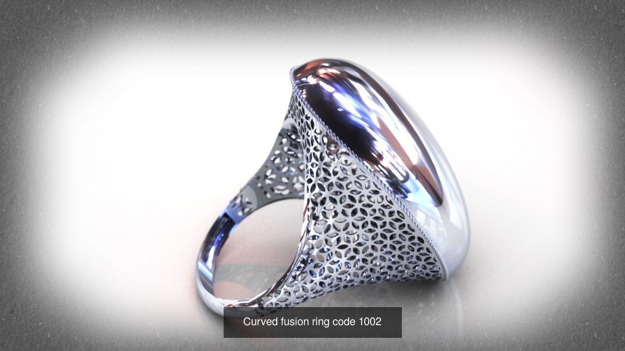 88 models of necklaces bracelets earrings pendants fusion rings  3D Model Collection_92