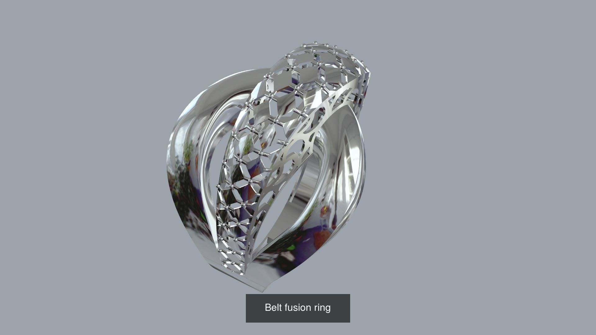 88 models of necklaces bracelets earrings pendants fusion rings  3D Model Collection_108