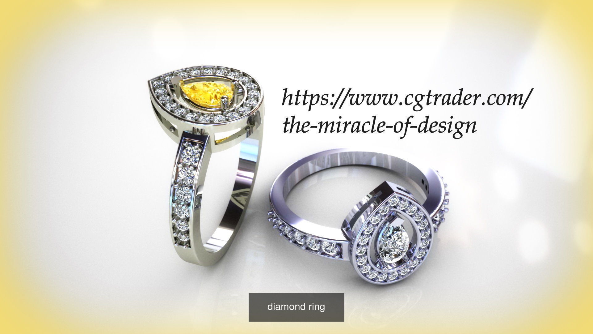 88 models of necklaces bracelets earrings pendants fusion rings  3D Model Collection_81