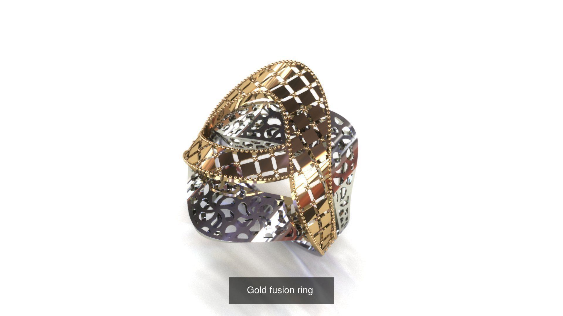 88 models of necklaces bracelets earrings pendants fusion rings  3D Model Collection_60