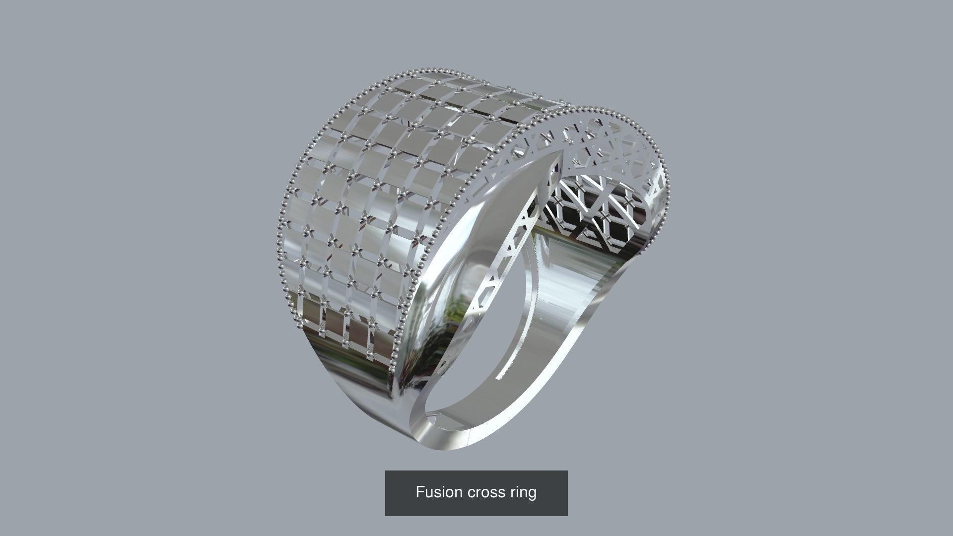 88 models of necklaces bracelets earrings pendants fusion rings  3D Model Collection_106