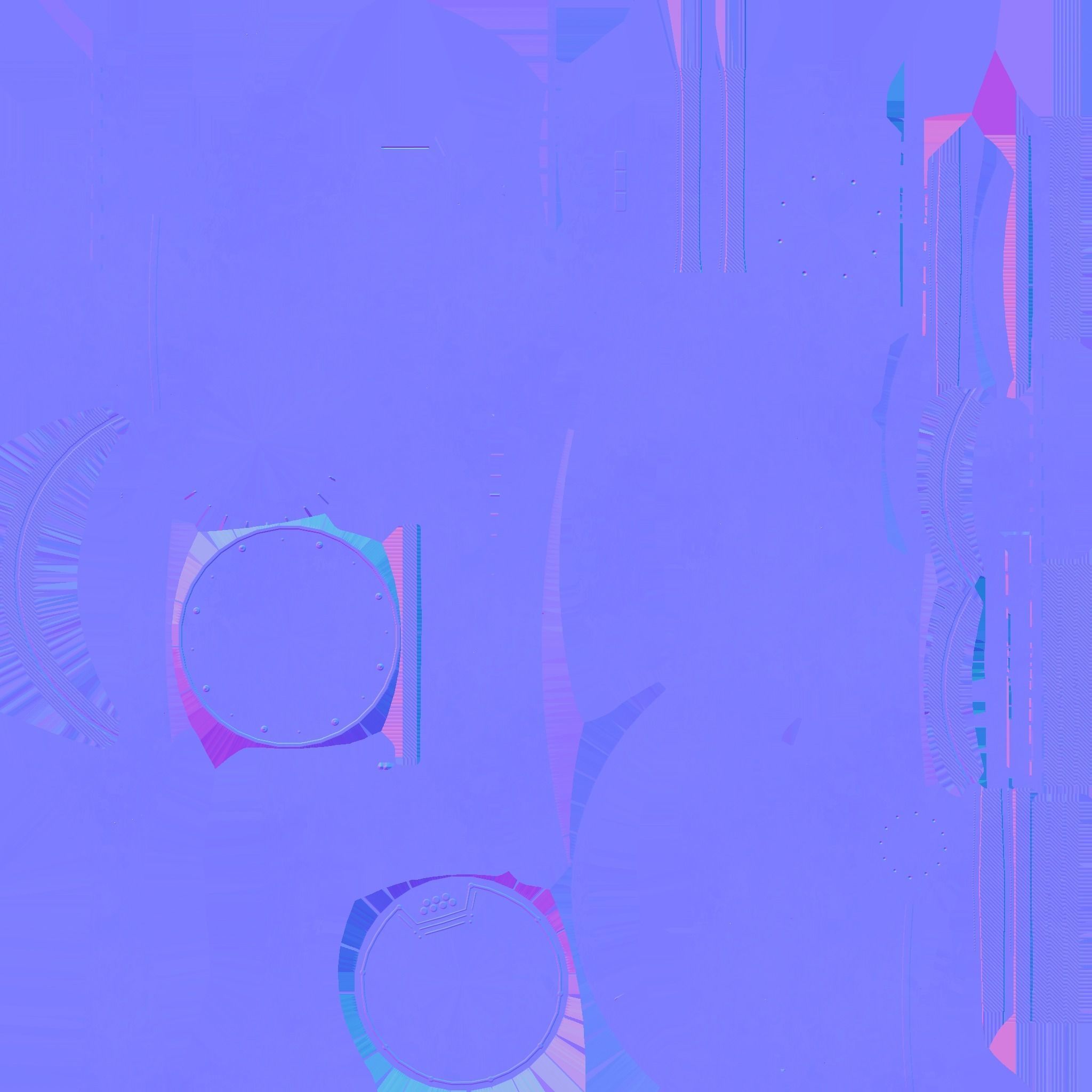 SciFi Facility D09 Dark Metal - Sci Fi Exterior Design Low-poly 3D model_25