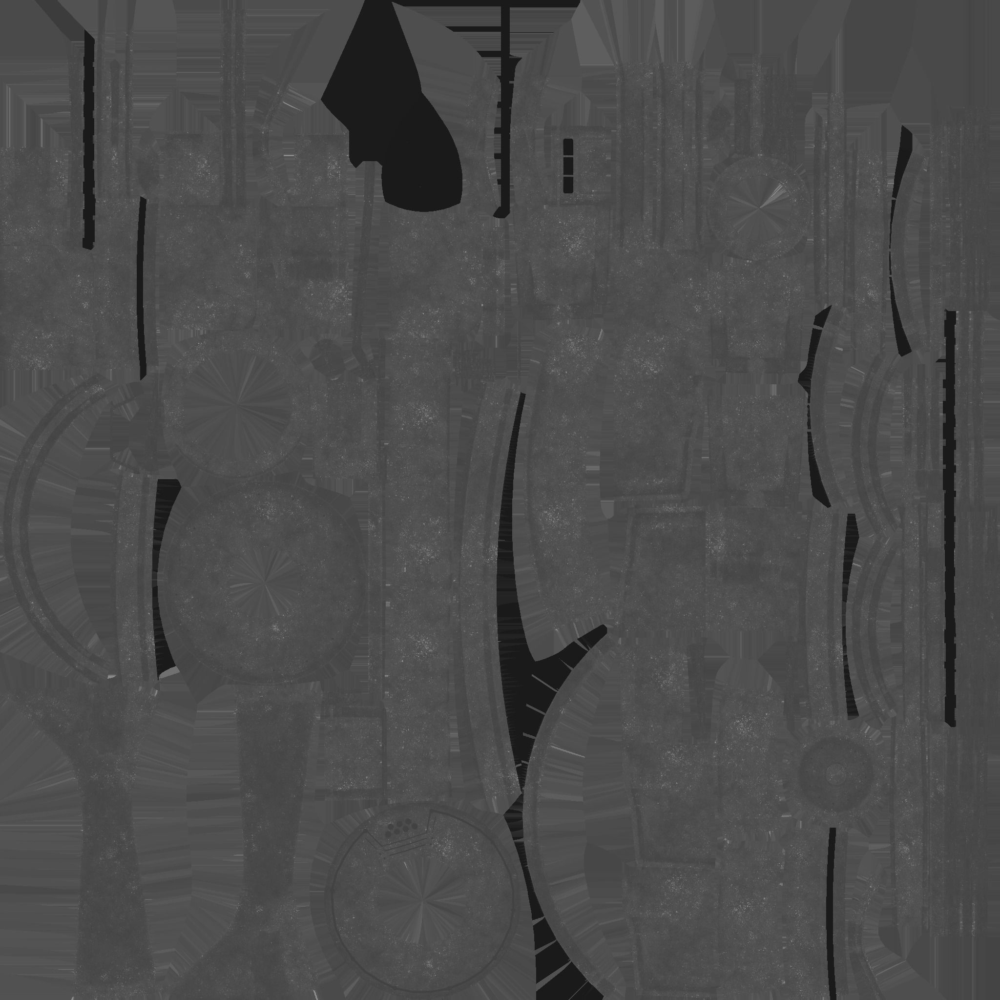 SciFi Facility D09 Dark Metal - Sci Fi Exterior Design Low-poly 3D model_26