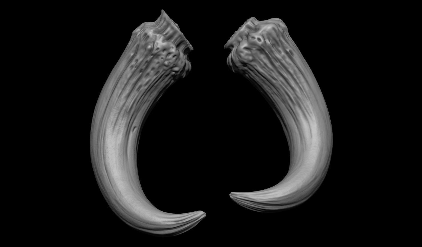 3D PRINTABLE MYTHOSAUR SKULL HORNS SORGAN FROG THE MANDALORIAN 3D print model_44