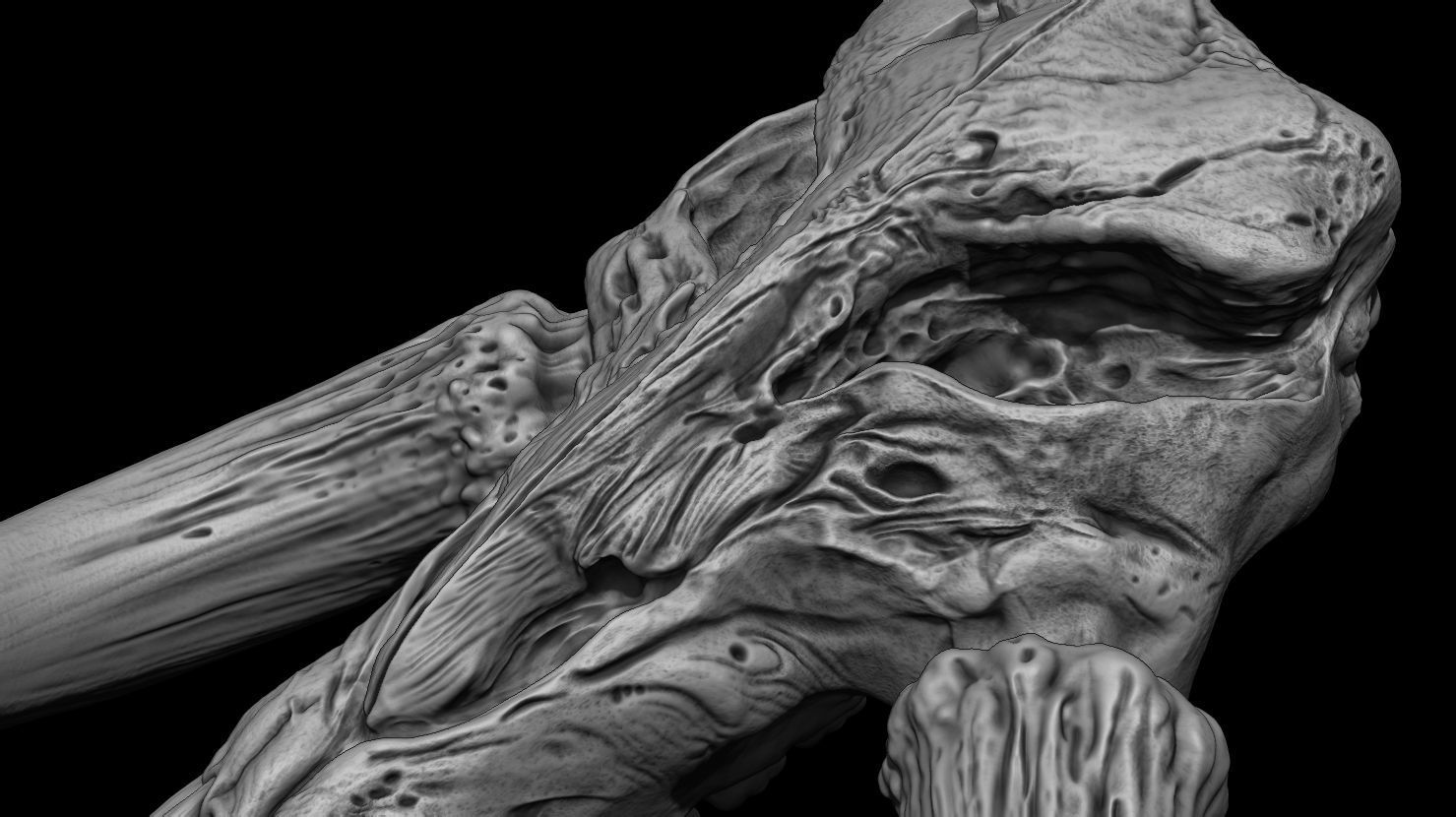 3D PRINTABLE MYTHOSAUR SKULL HORNS SORGAN FROG THE MANDALORIAN 3D print model_17