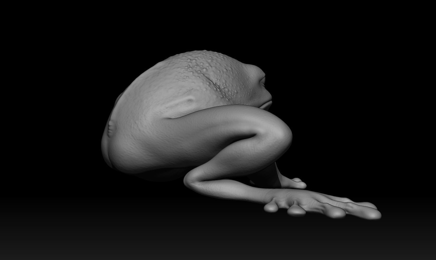 3D PRINTABLE MYTHOSAUR SKULL HORNS SORGAN FROG THE MANDALORIAN 3D print model_32