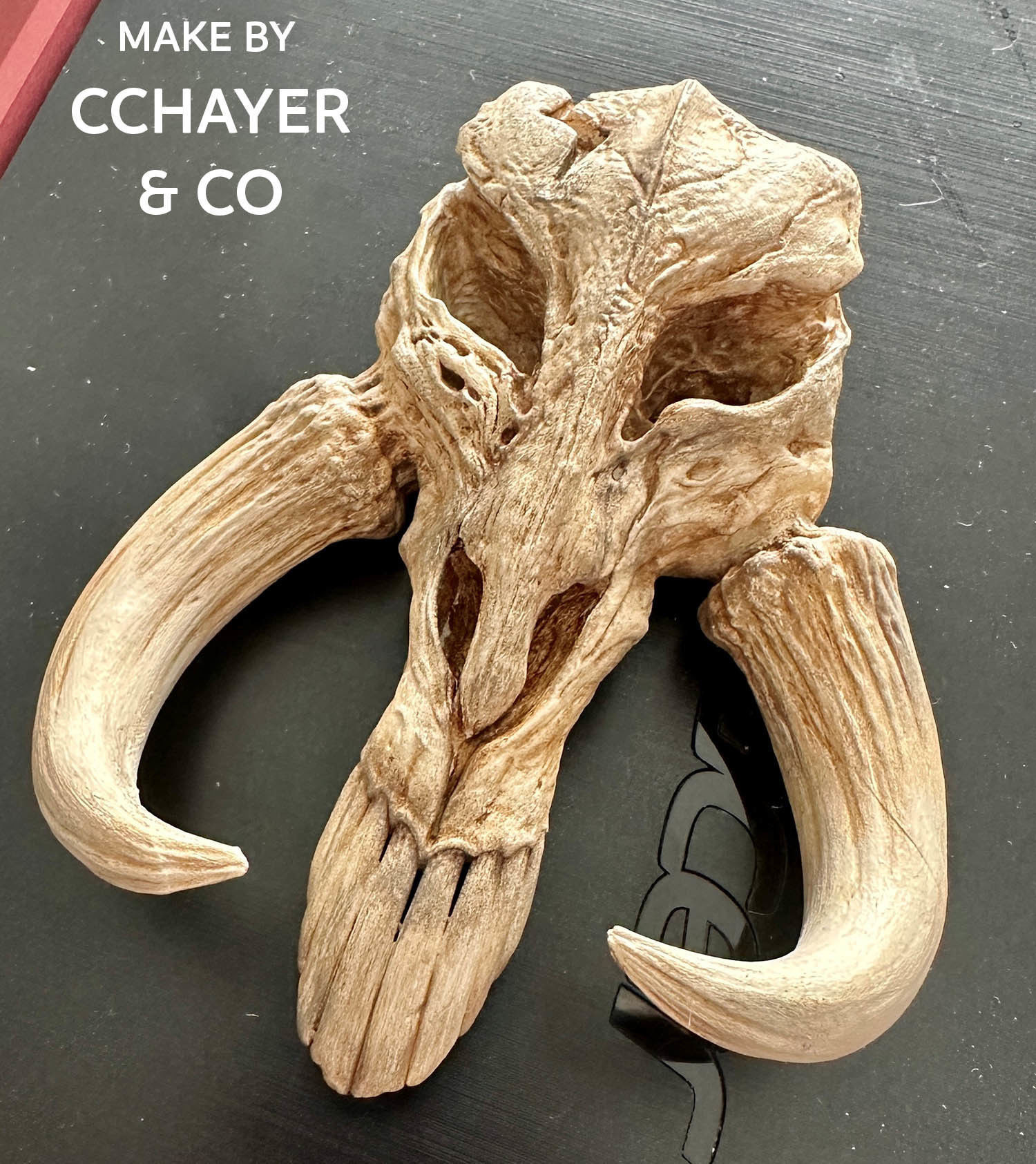 3D PRINTABLE MYTHOSAUR SKULL HORNS SORGAN FROG THE MANDALORIAN 3D print model_4