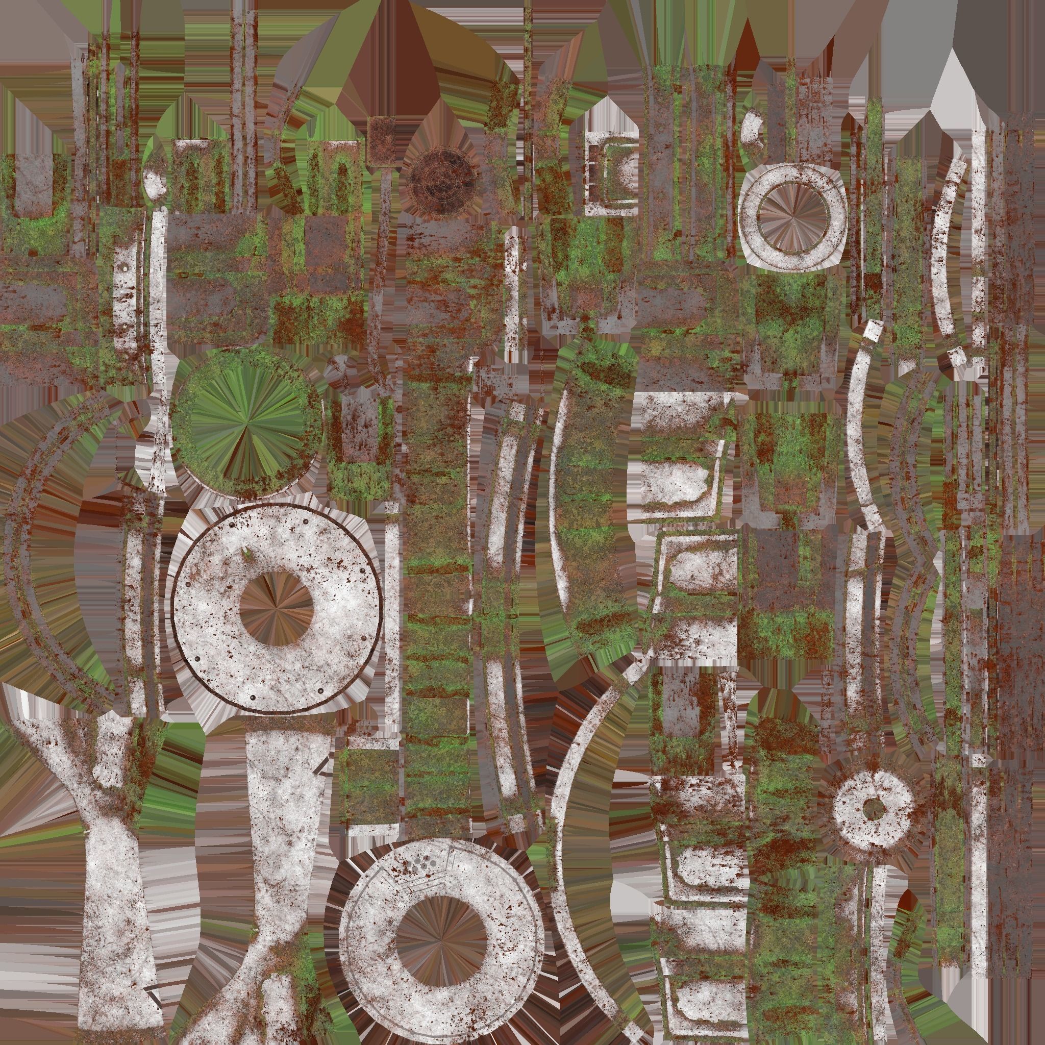 SciFi Facility D10 Abandoned - Sci Fi Exterior Design Low-poly 3D model_21