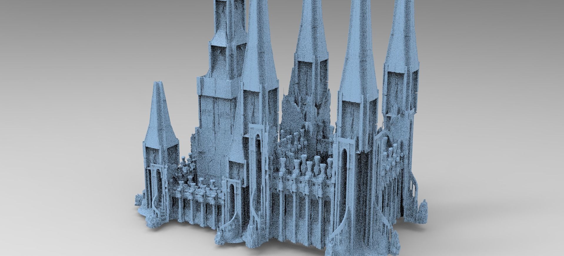 Third age Fort architecture Towers  3D model_1