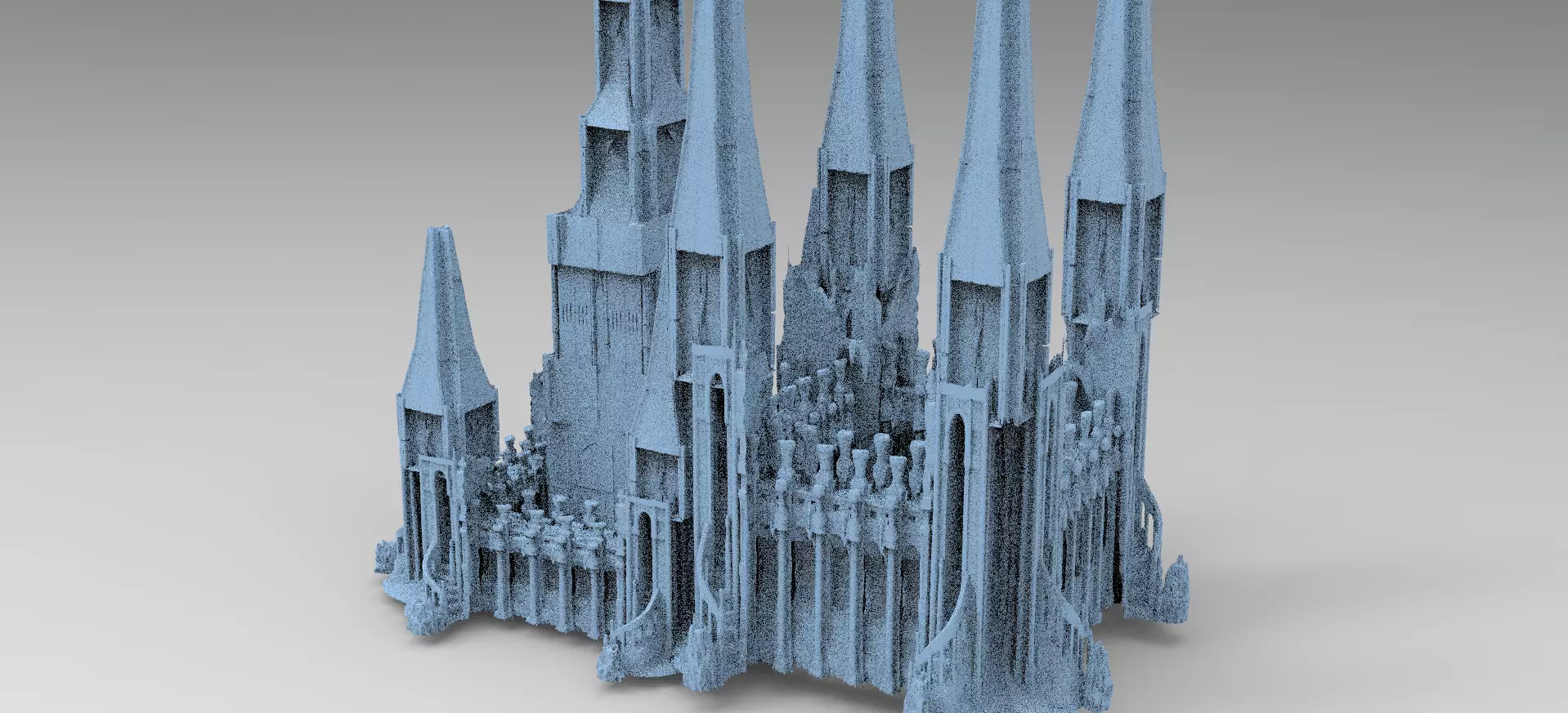 Third age Fort architecture Towers  3D model_0