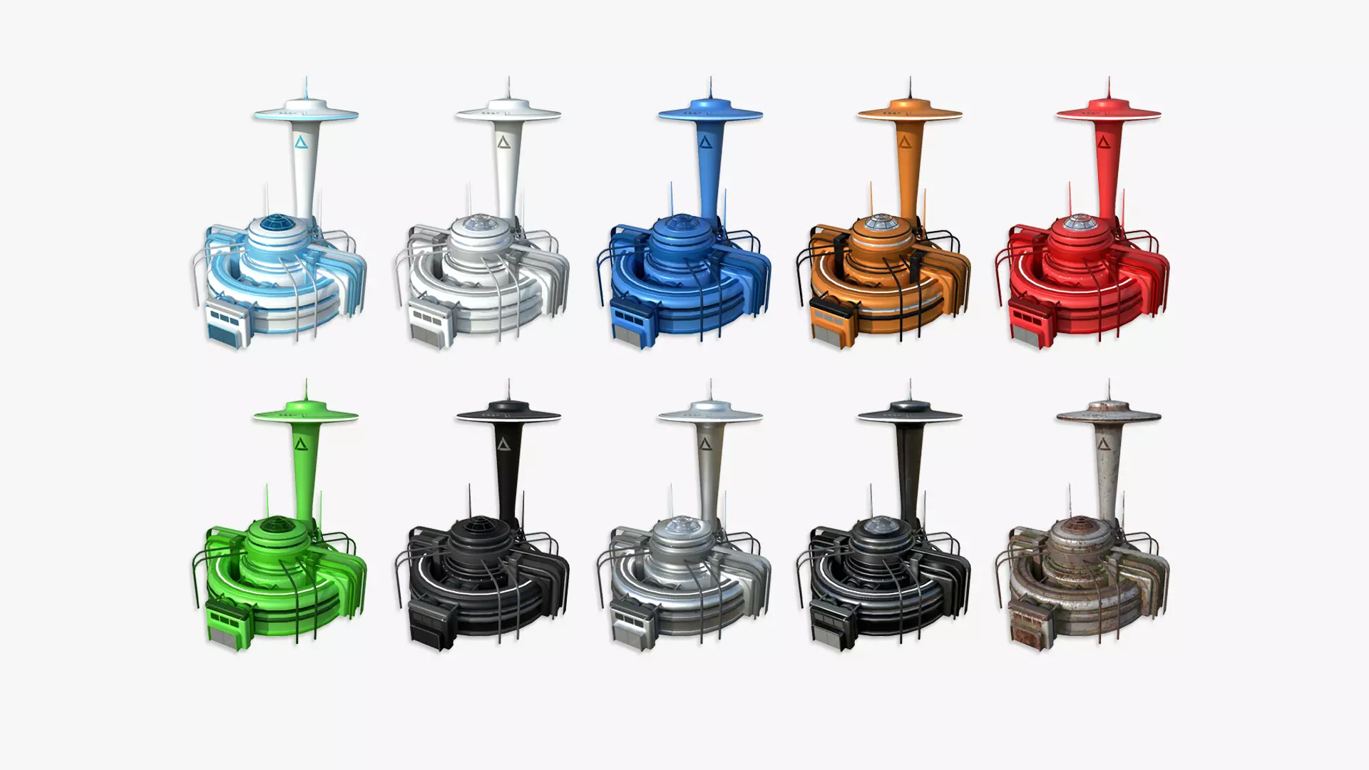 10 SciFi Facility D Collection - Sci Fi Exterior Design _0