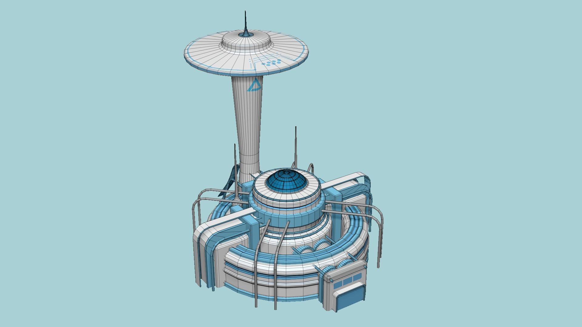 10 SciFi Facility D Collection - Sci Fi Exterior Design _73