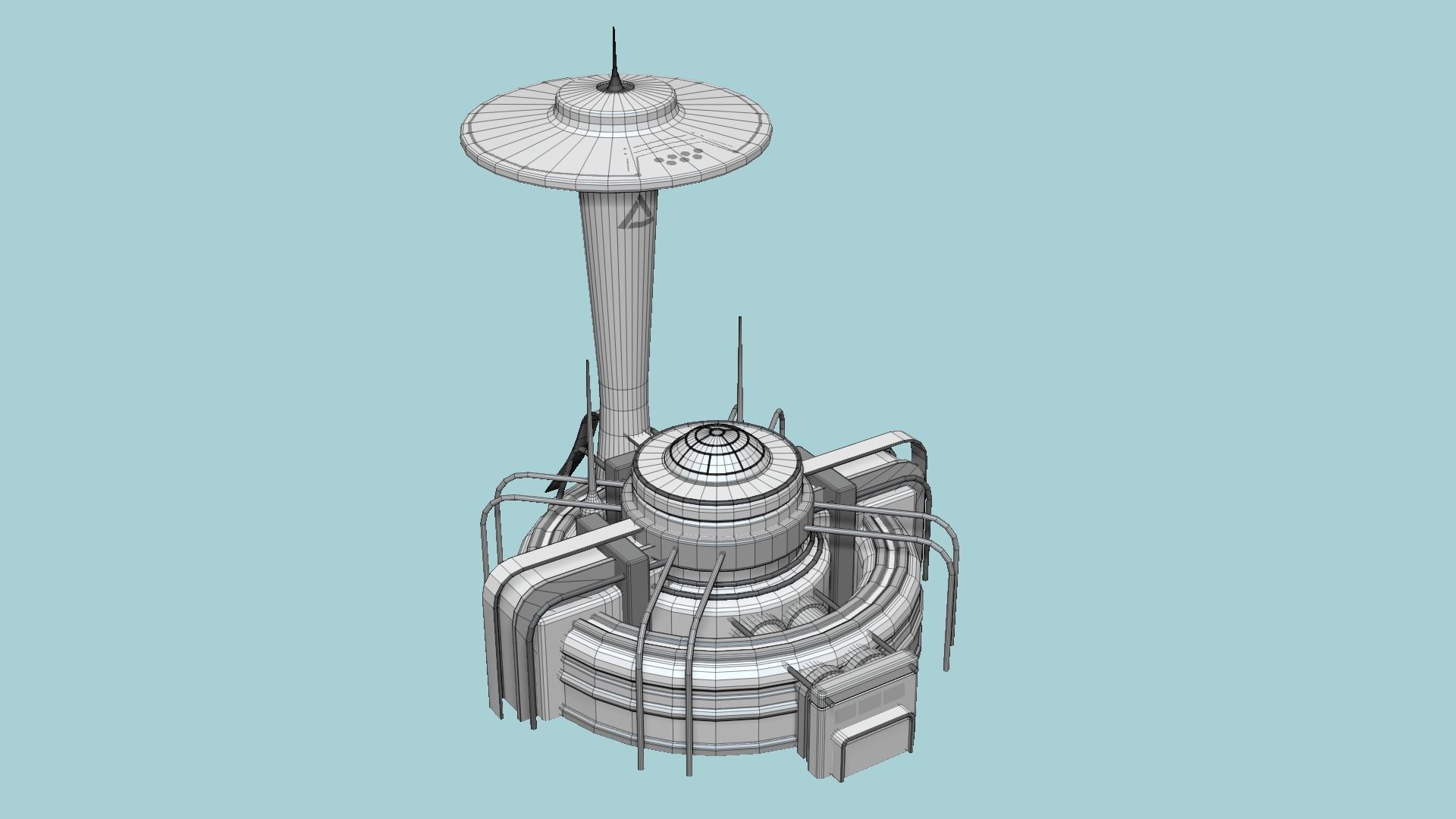 10 SciFi Facility D Collection - Sci Fi Exterior Design _69