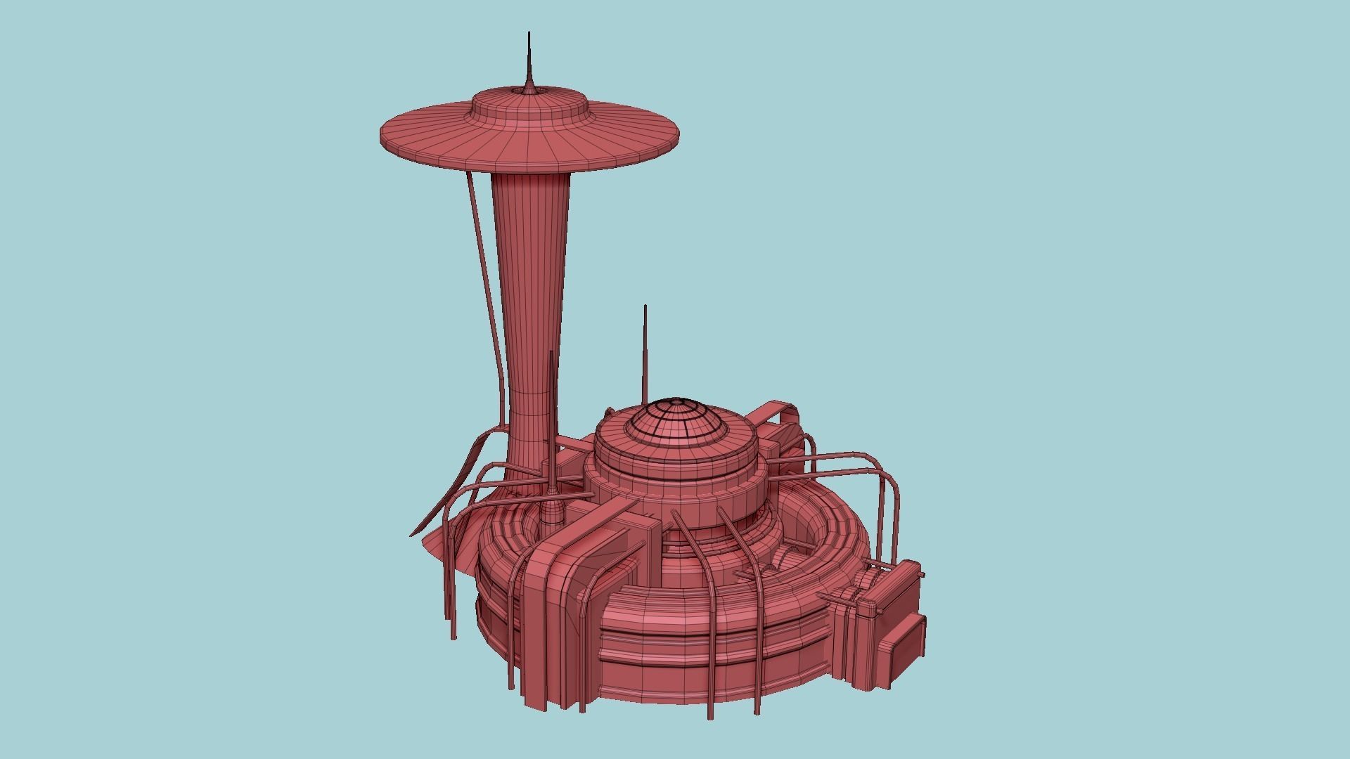 10 SciFi Facility D Collection - Sci Fi Exterior Design _23