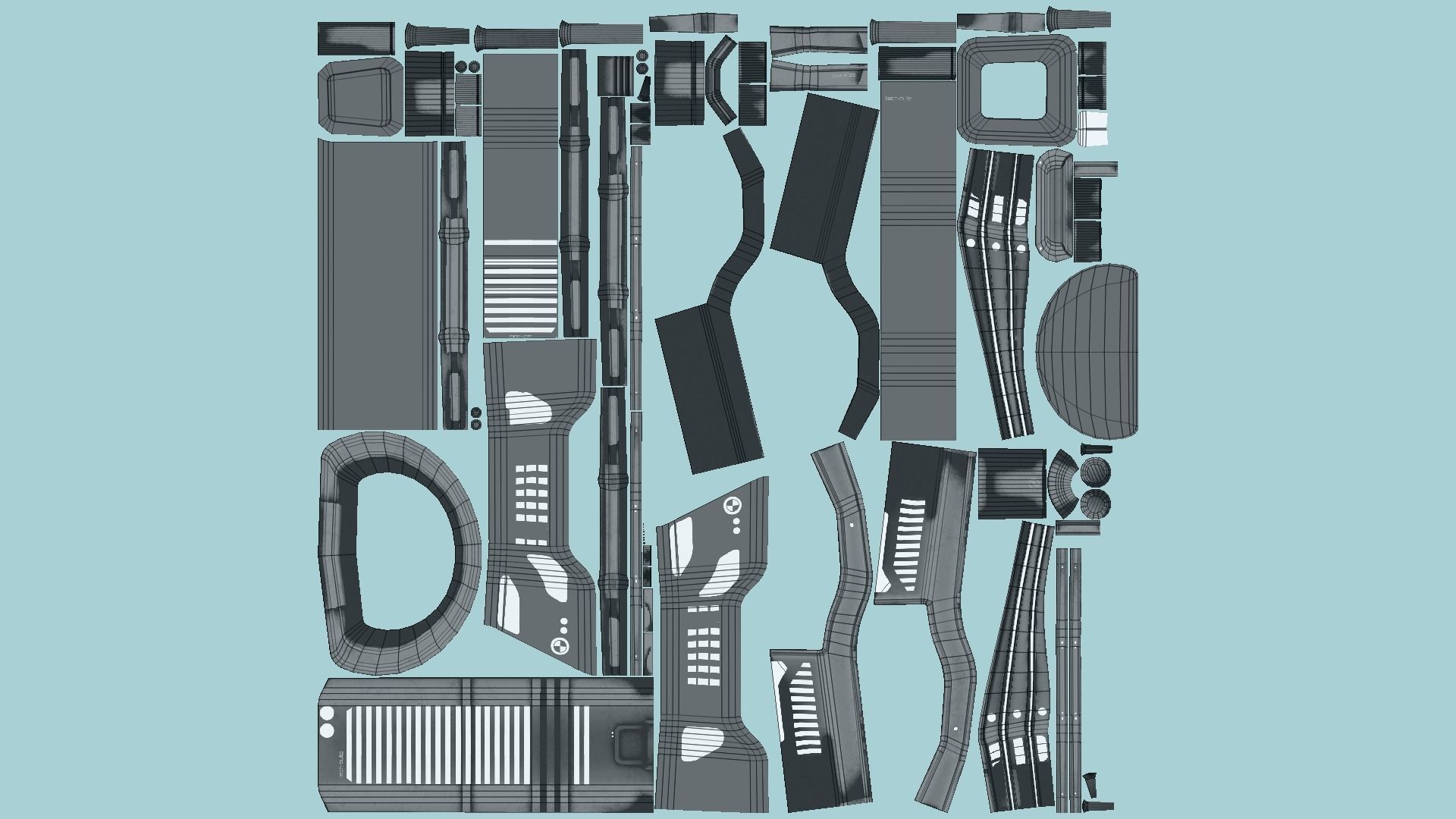 10 Sci Fi Buildings Collection I - Dark Metal - Exterior Design _21