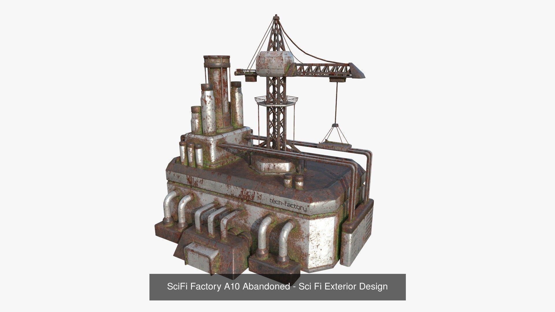 10 Sci Fi Buildings Collection J - Abandoned - Exterior Design _10