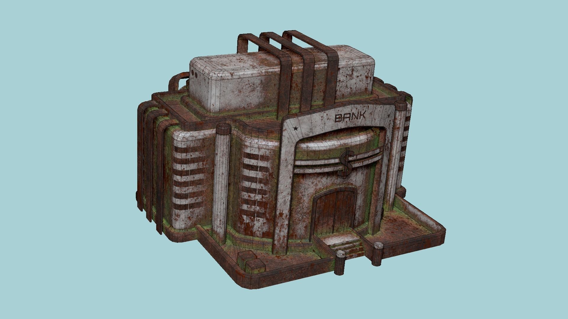 10 Sci Fi Buildings Collection J - Abandoned - Exterior Design _44