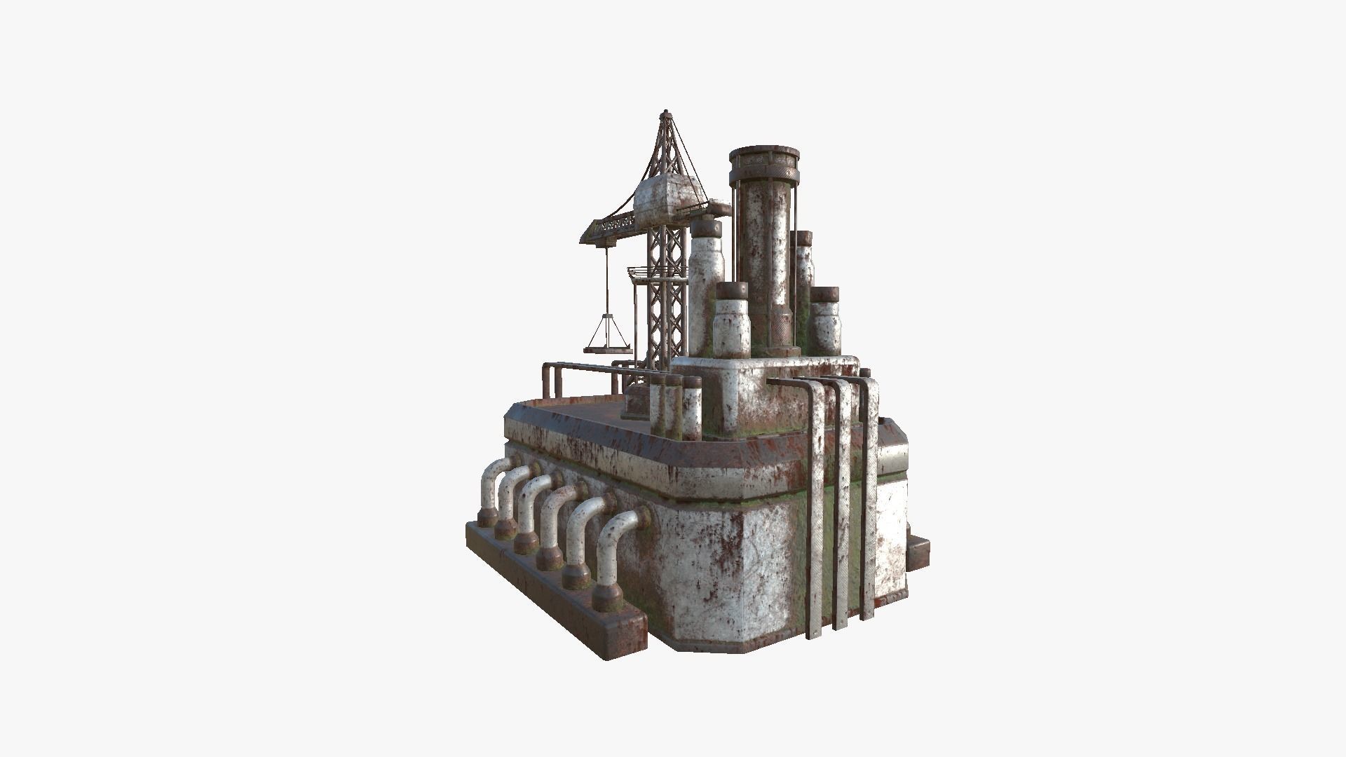 10 Sci Fi Buildings Collection J - Abandoned - Exterior Design _109