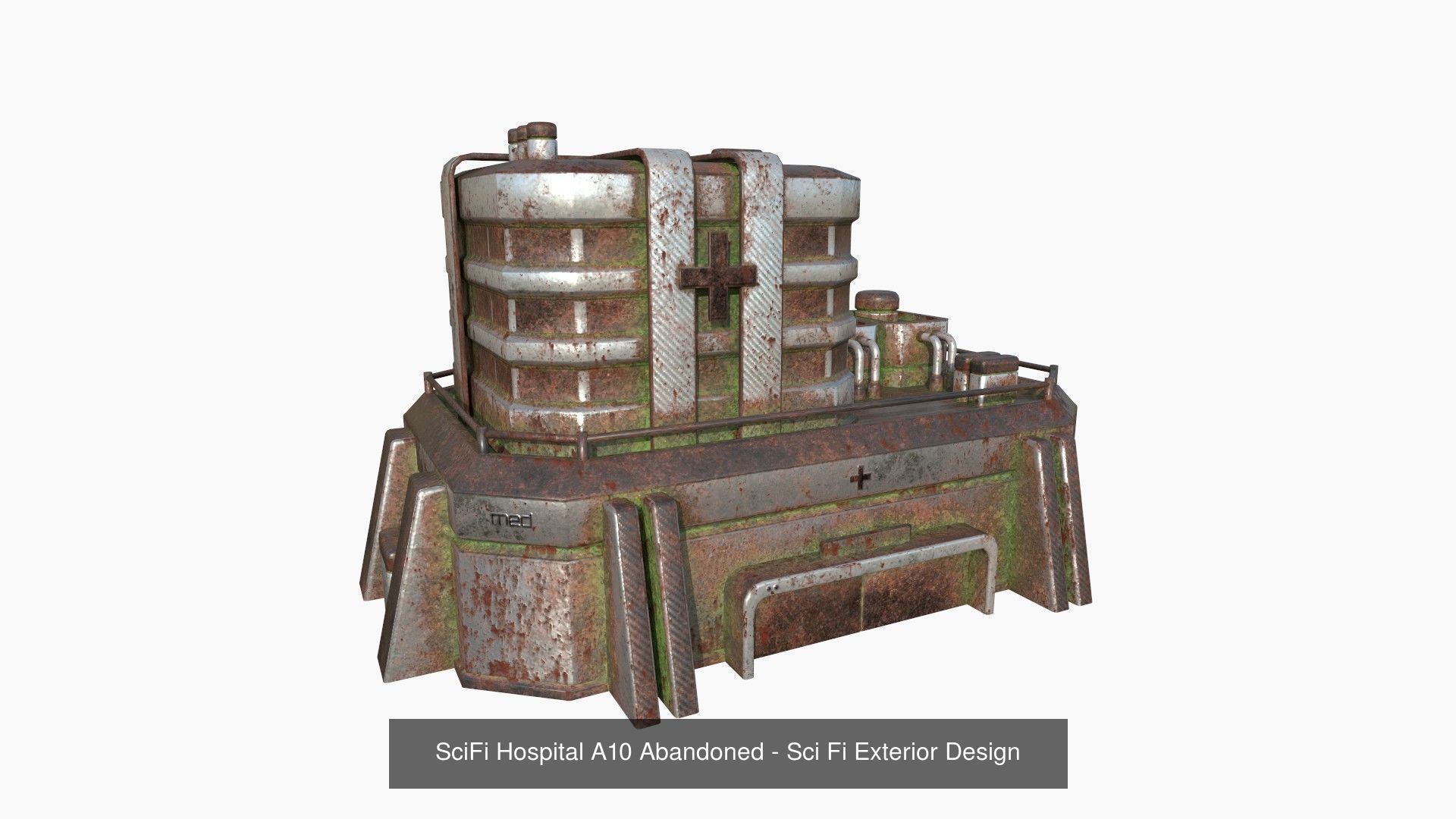 10 Sci Fi Buildings Collection J - Abandoned - Exterior Design _7