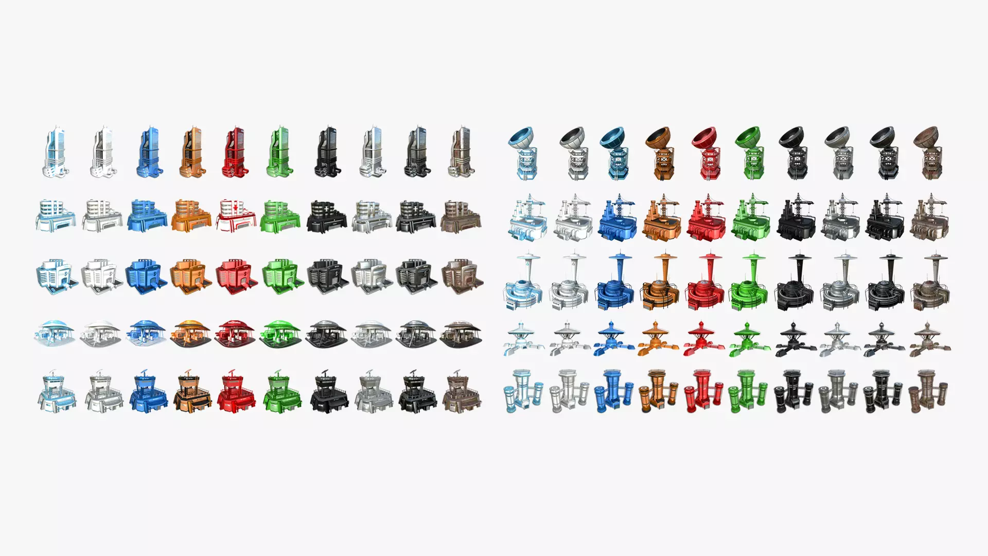 100 Sci Fi Buildings Super Collection - Exterior Design _0