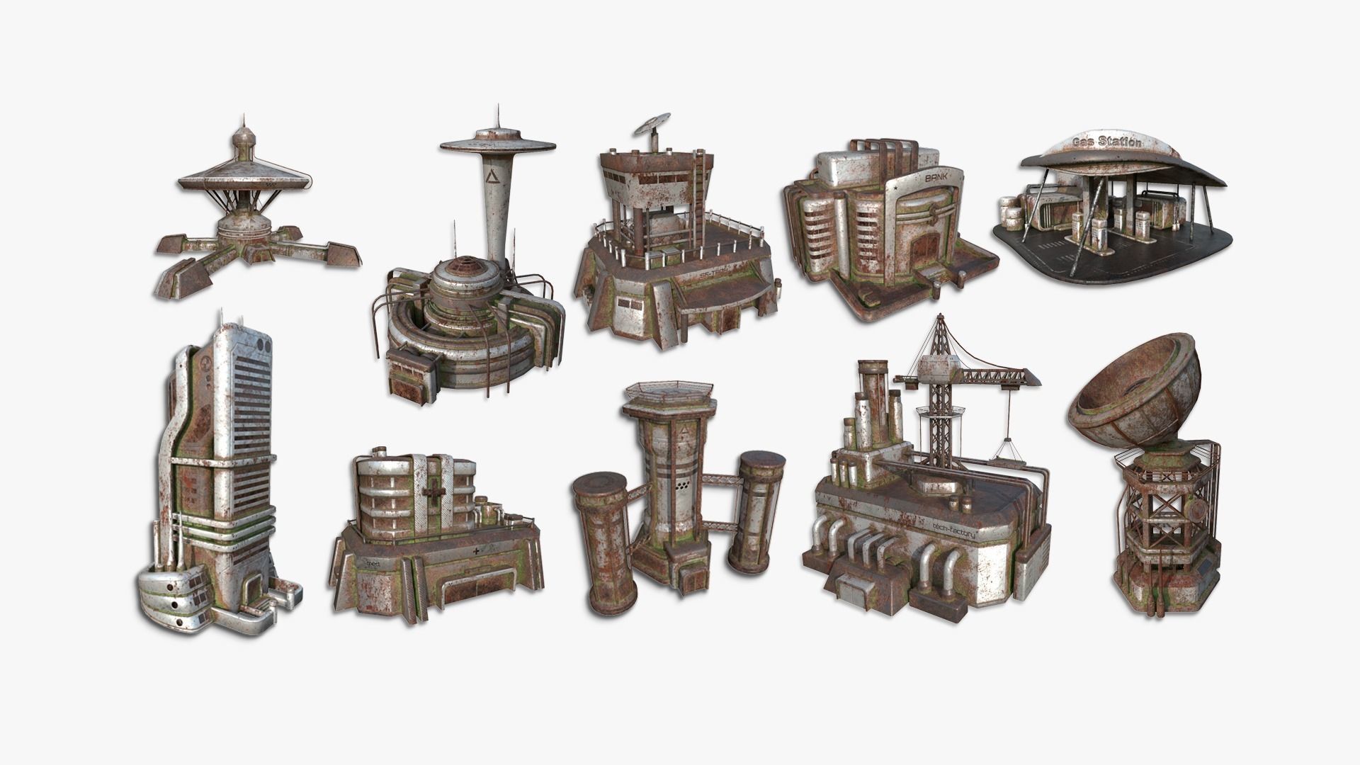 100 Sci Fi Buildings Super Collection - Exterior Design _6