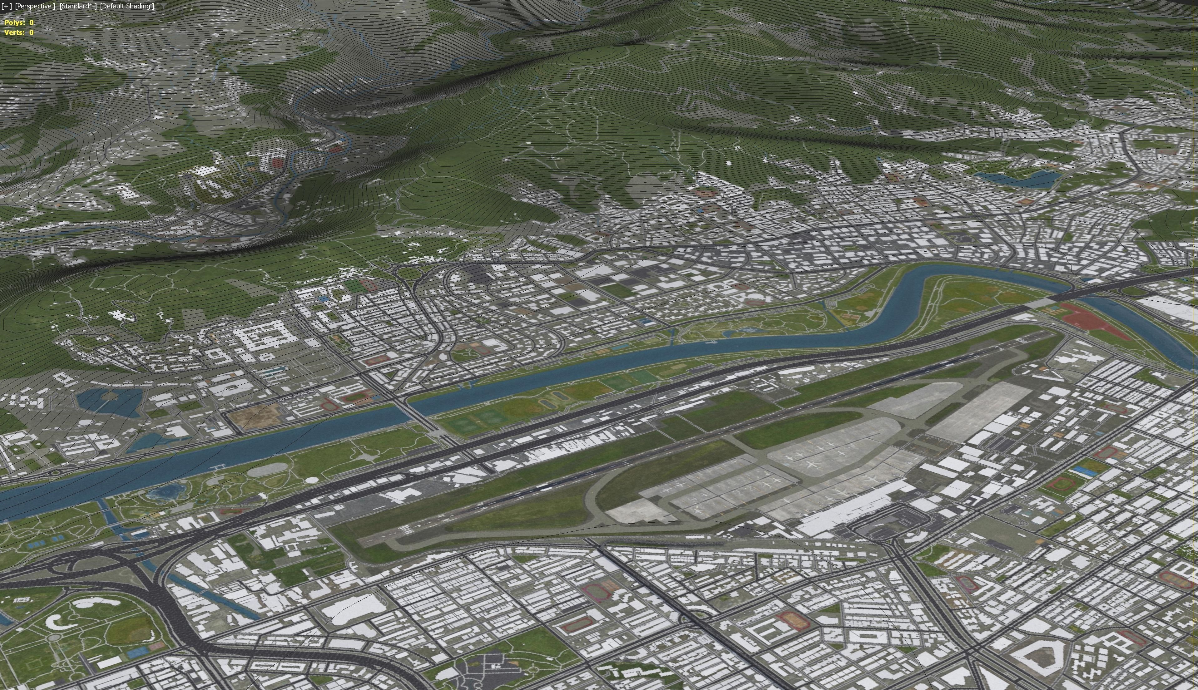 Taipei Low-poly 3D model_5