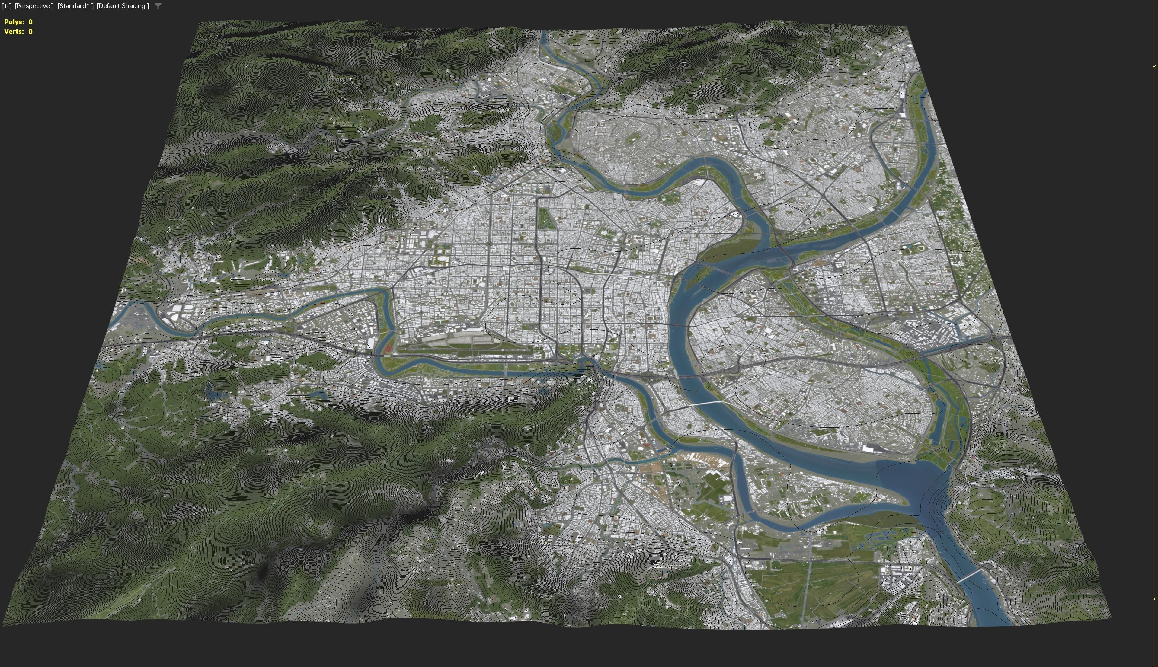 Taipei Low-poly 3D model_8