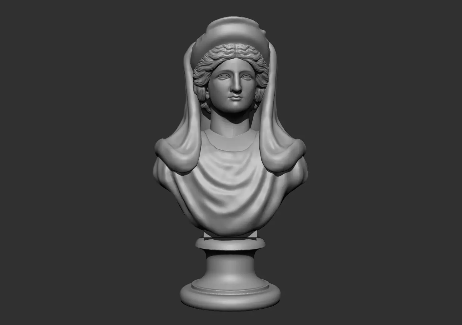 the princess bust of aphrodite 3D print model