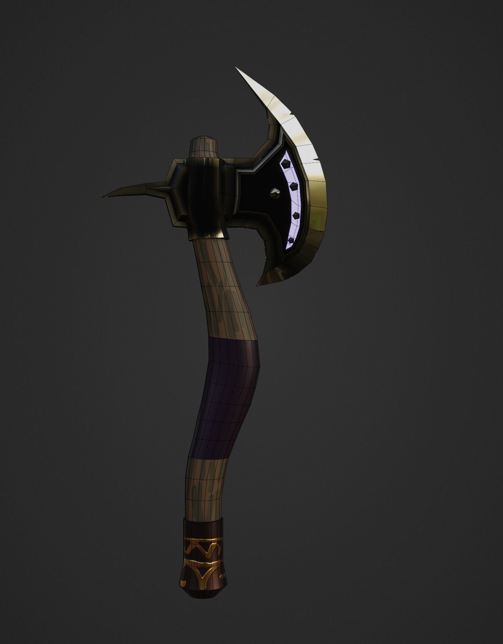 WEAPON   Lov Poly   Low-poly 3D model_6