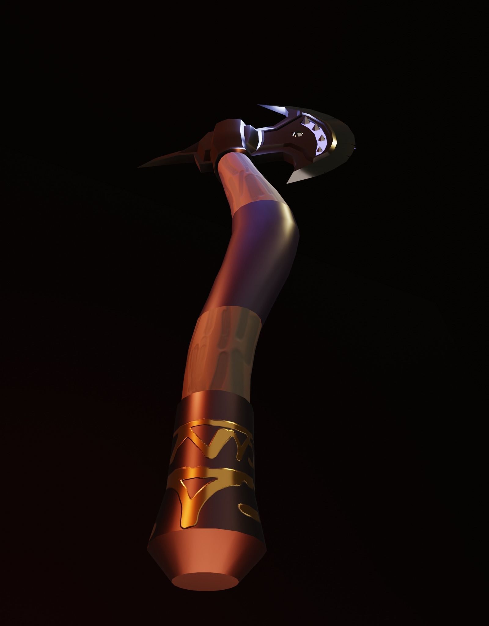 WEAPON   Lov Poly   Low-poly 3D model_2