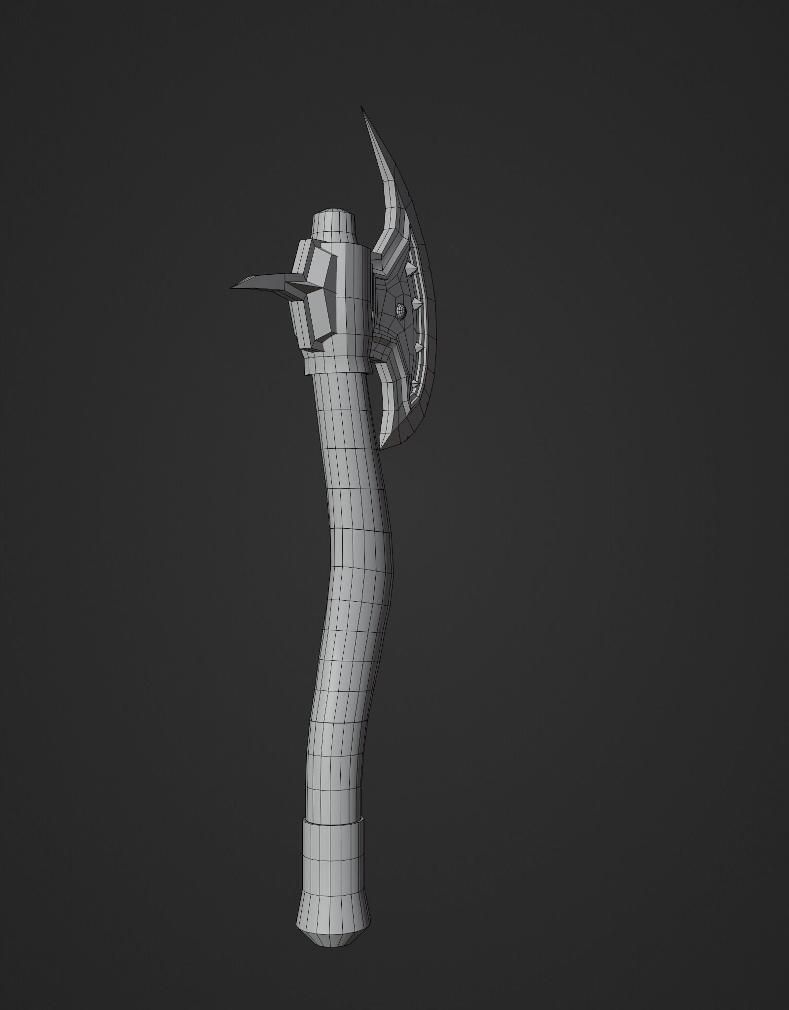 WEAPON   Lov Poly   Low-poly 3D model_4