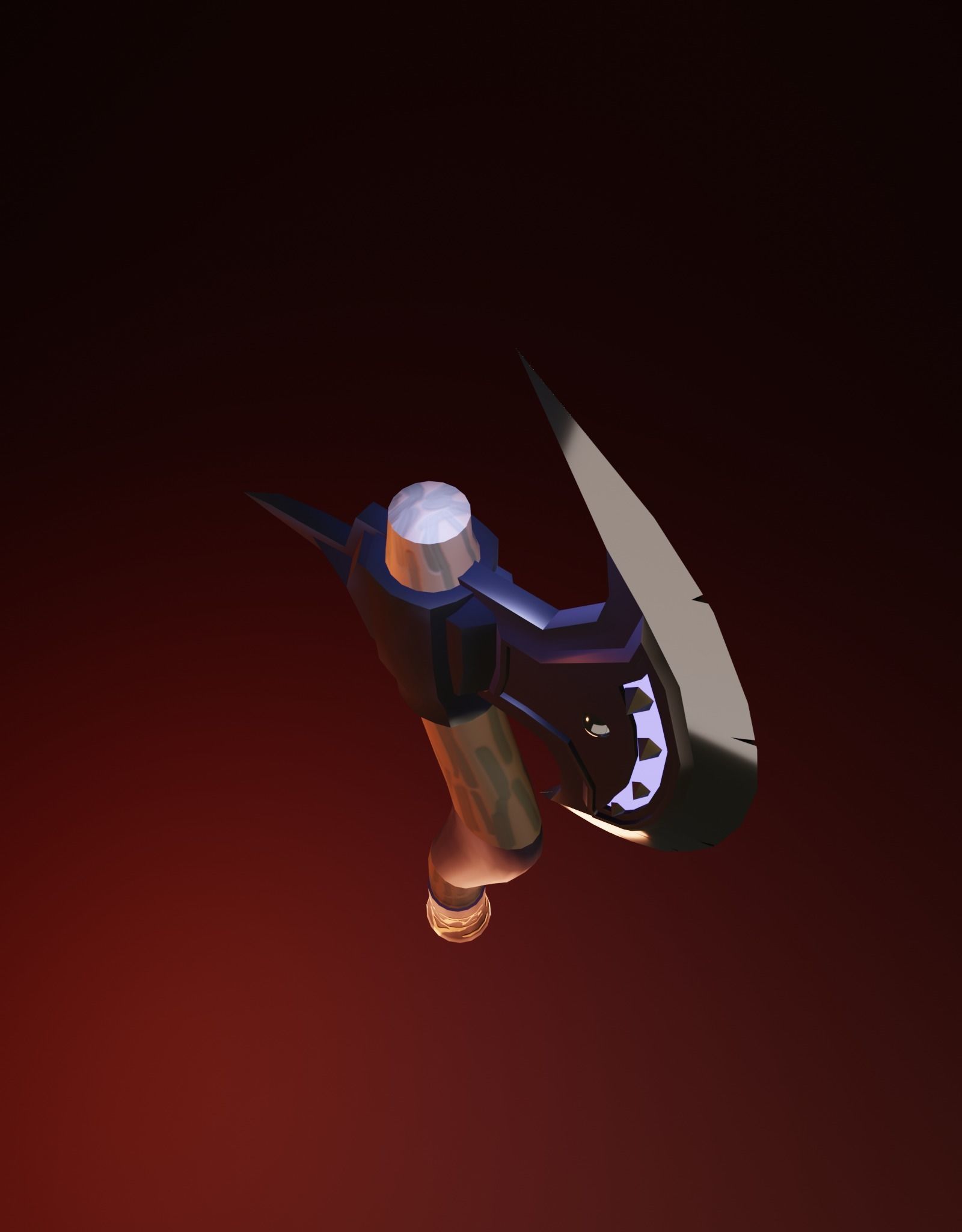 WEAPON   Lov Poly   Low-poly 3D model_11