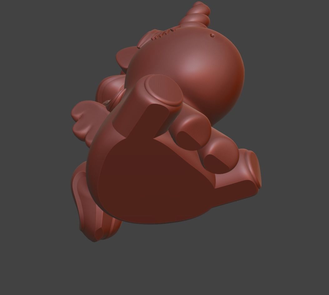 CUTE UNICORN FIGURINE 3D print model_3